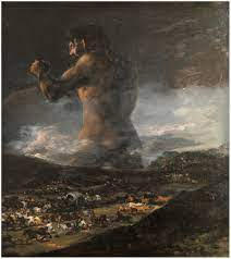 F. GOYA, 1808 THE COLOSSUS