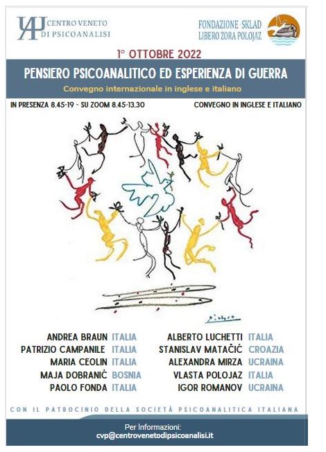 “Pensiero Psicoanalitico ed esperienze di Guerra”. Report del Convegno Internazionale. A. Cordioli