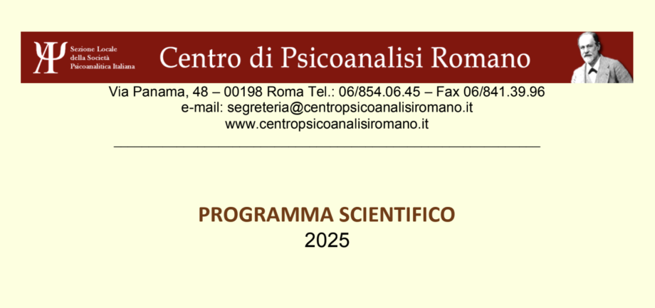 CdPR - Programma scientifico 2025